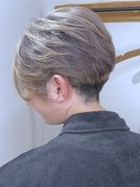 ブレイズヘアー(BLAZEhair)&nbsp;【Men'sバレイヤージュ】ミルクティシャドールーツ×ブリーチ2回