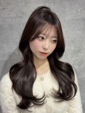 アンダーバーホワイト(_WHITE) 艶髪/ヨンモリ巻