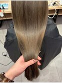 似合わせカットベージュ[表参道ダブルカラーケアブリーチ]