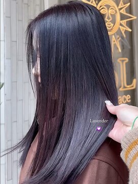 ヘアプレイスソル (HAIR PLACE SoL) 透明感ラベンダー/艶髪/髪質改善/ストレート