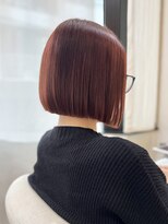 ウミネコ 表参道店(Umineko)&nbsp;ピンクベージュの柔らか大人ボブ