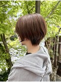 ナチュラル丸みショート