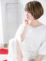 アートサロン センター北(art salon) センター北/髪質改善/ミルクティーブロンド×大人ショートヘアn
