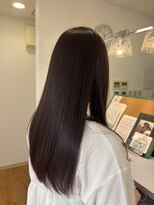 オリーブ(OLIVE) 【pink brown× long】