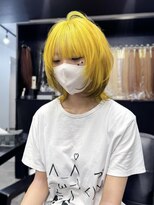 ラピス 名古屋本店(Lapis)&nbsp;【ピカチュウカラー】レイヤーショートボブ