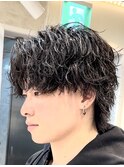 波巻きツイストスパイラル/リバースセンターパート/円町