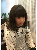 キッズ内巻きロブ