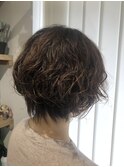 【EIGHTたまプラ】デザインカラー切りっぱなしボブ