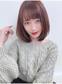 艶感まとまるAラインワンカールボブ
