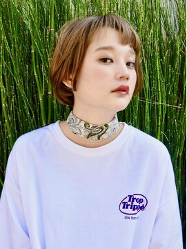 ジェミニ(gemini) 透けバングショートスタイル