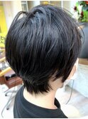 【大人女性のシルエット美】 丸みグラデーションショートカット