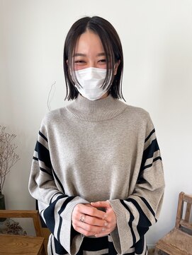 トネリコ(toneriko) 切りっぱなし顔まわりレイヤー