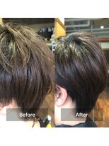 スタッフニュートラル ショートヘアのパサつきにもプレミアム髪質改善♪