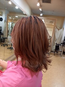 シャンプーボーイ ピンクベージュ