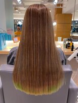 バブ バイネオリーブ(Bab by neolive)&nbsp;裾カラー☆ハイライト ロングデザインカラー