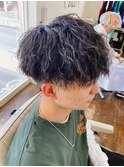 滋賀、南草津、メンズ美容室、波巻きツイストスパイラルパーマ