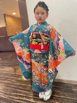 ヘアドゥーポジャ 藤岡店(hair Do poja) 七五三着付け、ヘアメイク