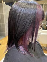 サルビア(Salvia) 〈サルビア美畑町店〉うるツヤ深みパープルデザインカラー