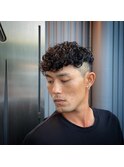 店長【椛島】ダウンバングパーマ スペインカール