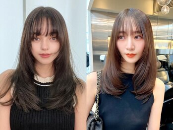 ラル 立川南口(lar)の写真/[カットカラー+Aujua¥8900/TOKIO¥7900]最上級薬剤で本格髪質改善＊毛先まで指通り滑らかな艶髪へ。