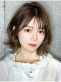 20代30代40代/ミニボブ外ハネパーマ