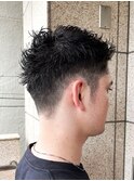 スパイキーショート/アップバング/ビジネスヘア/刈り上げ