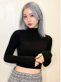 20代30代大人可愛いダブルカラーブリーチハイトーンカラー