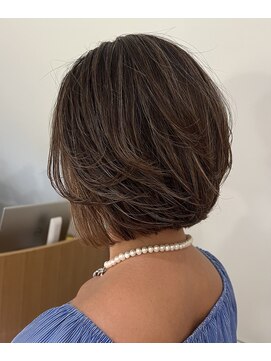 アンドビューティフル 恵比寿(andbeautiful) 白髪ぼかし地毛にハイライト