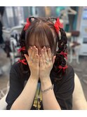 猫耳ハートツインテール
