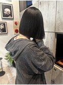 黒髪ボブ♪