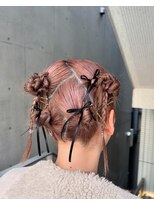 トエ(toe)&nbsp;お呼ばれアレンジ/ヘアアレンジ/カチモリ【toe松山】