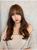 フォギーベージュ/レイヤーカット/巻き下ろし