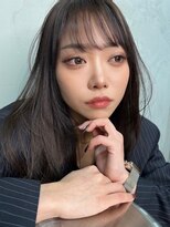 スリーバイベルベット(THREE...by velvet)&nbsp;ダークブラックカラー/ダブルカラー/髪質改善/オージュア