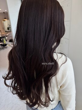 シェルバイコソラ(SHELL by kosora) 暗髪カラー　くすませカラー