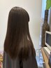 シルキーストレート(全体）＋デザインカット＋栄養補給TR