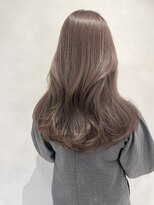 ザックジングウ 表参道(ZACC JINGU)&nbsp;グレーベージュ/レイヤーロング/髪質改善/くびレイヤー