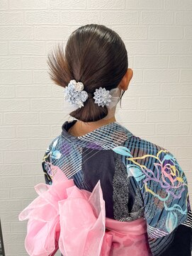 ミモザ シンサイバシ(Mimosa shinsaibashi) 浴衣ヘアセット！個性派