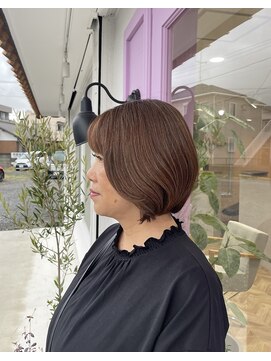 ニュカ(NuKa) 50代ショートボブ　Sae