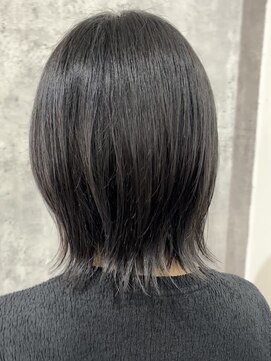 アルファ(alpha) クラゲヘアー/オリーブグレー/黒髪/ココアベージュ/小顔/松戸駅