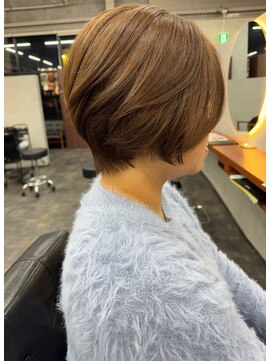 オズ 郡山駅前店(OZ) 周りと差がつくラベンダーグレー大人可愛いベージュレイヤーロブ