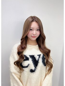 ガルボヘアー 心斎橋店(garbohair) 心斎橋プルエクステプルシールエクステハイトーンベージュ