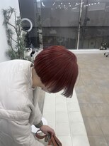 ディジョン(Dijon)&nbsp;韓国顔まわりレイヤーカットグレージュオリーブベージュブラウン