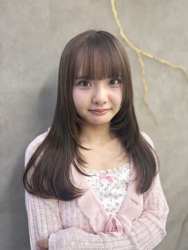 ロンドアヴァントゥス 池袋(Lond aventus) レイヤーカット/顔周りカット/透明感カラー/グレージュ