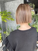 グラック(glac)&nbsp;タッセルボブ/ミルクティーベージュ