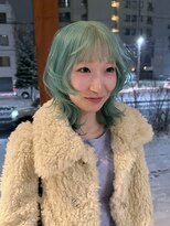 ミュウアンド(Mew＆)&nbsp;【@re_n___】ミントグリーン/レイヤーカット