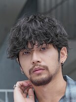 フィフスパーク(fifth PARK)&nbsp;渋谷波巻きスパイラルパーマシャドウパーマメンズマッシュウルフ