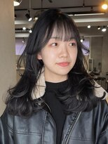 フォート(FORT)&nbsp;ナチュラルレイヤーカット/ダークアッシュ/顔周りカット