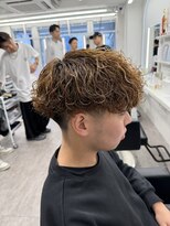 ルースト 南堀江店(ROOST)&nbsp;MEN’S/リバースセンターパート/ニュアンスパーマ/南堀江