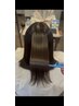 【中・高校生限定】♪夏休みヘアチェンジ応援♪ストレート+カット¥12000