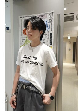 ウーズ ハラジュク(Ooze.HARAJUKU) ハッシュカットグレージュデザインカラーツートーンカラー原宿